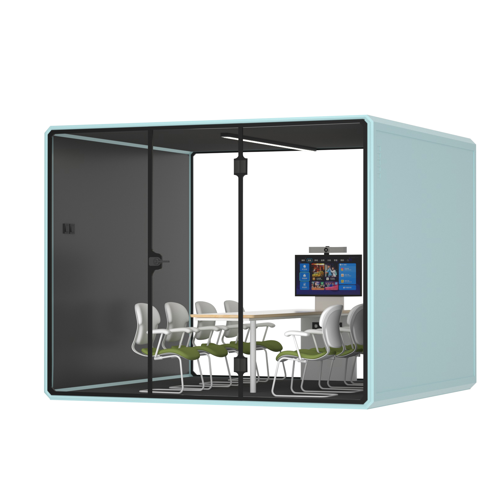 Modern Sound Insulation Booth Noise Reduction Office Meeting Booth Pods